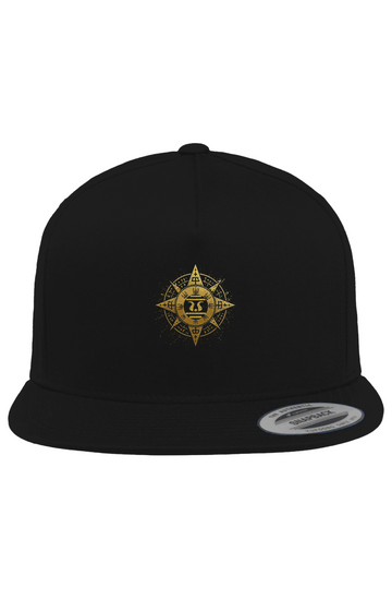 5-Panel Cotton Twill Snapback Cap