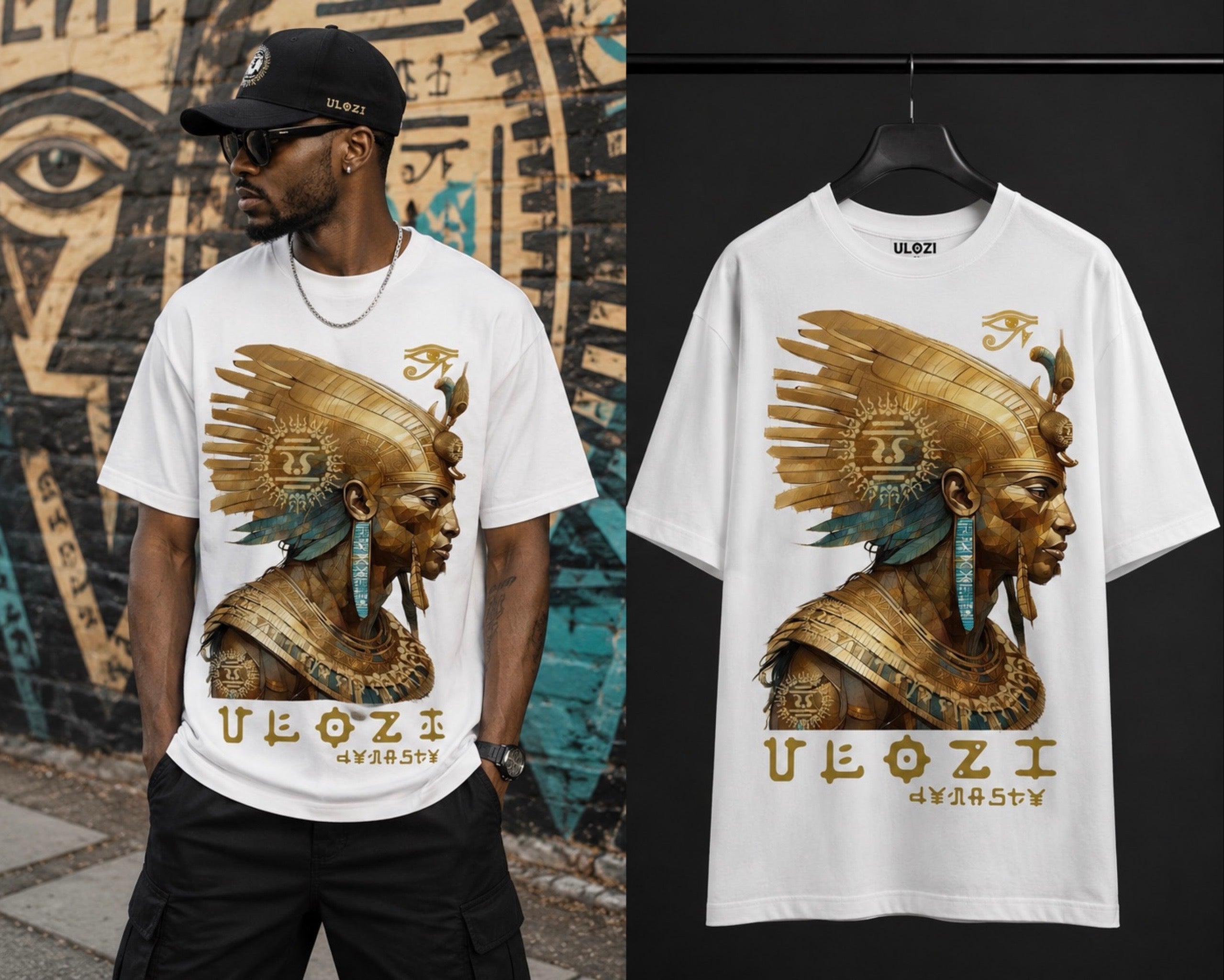 Gold Pharaoh Ulozi Heavyweight T-Shirt