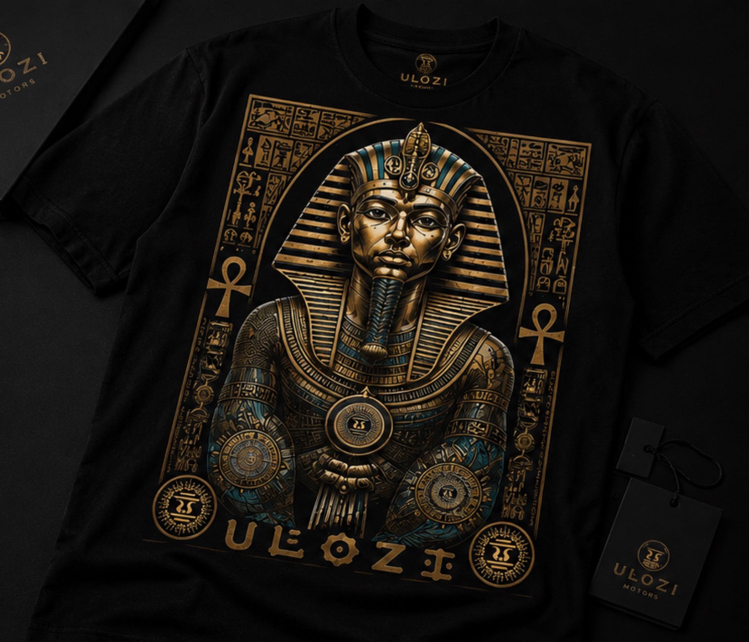 Ulozi Golden Pharaoh Tall Heavyweight T-Shirt