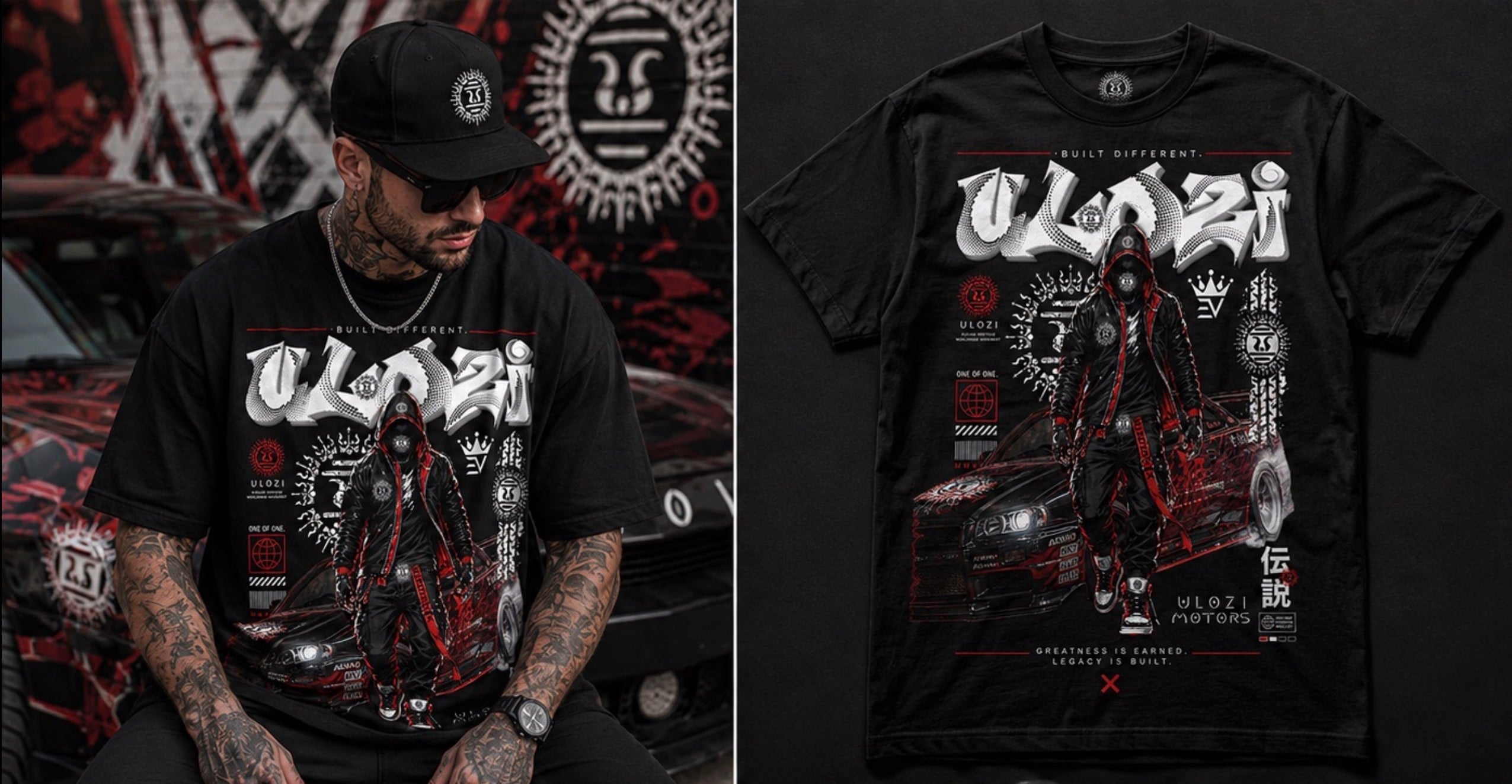 Speedster Shadows Ninja Ulozi Heavyweight T-Shirt