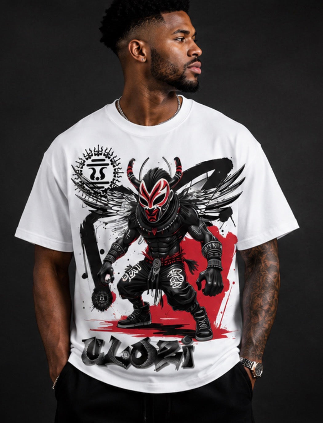 Ulozi Egyptian Anubis Heavyweight T-Shirt