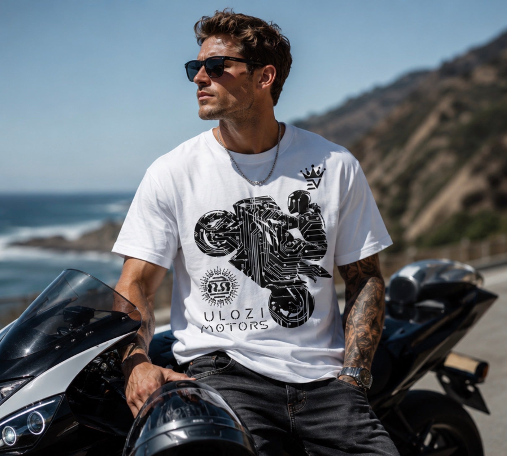 Ulozi Motors Tall Heavyweight T-Shirt