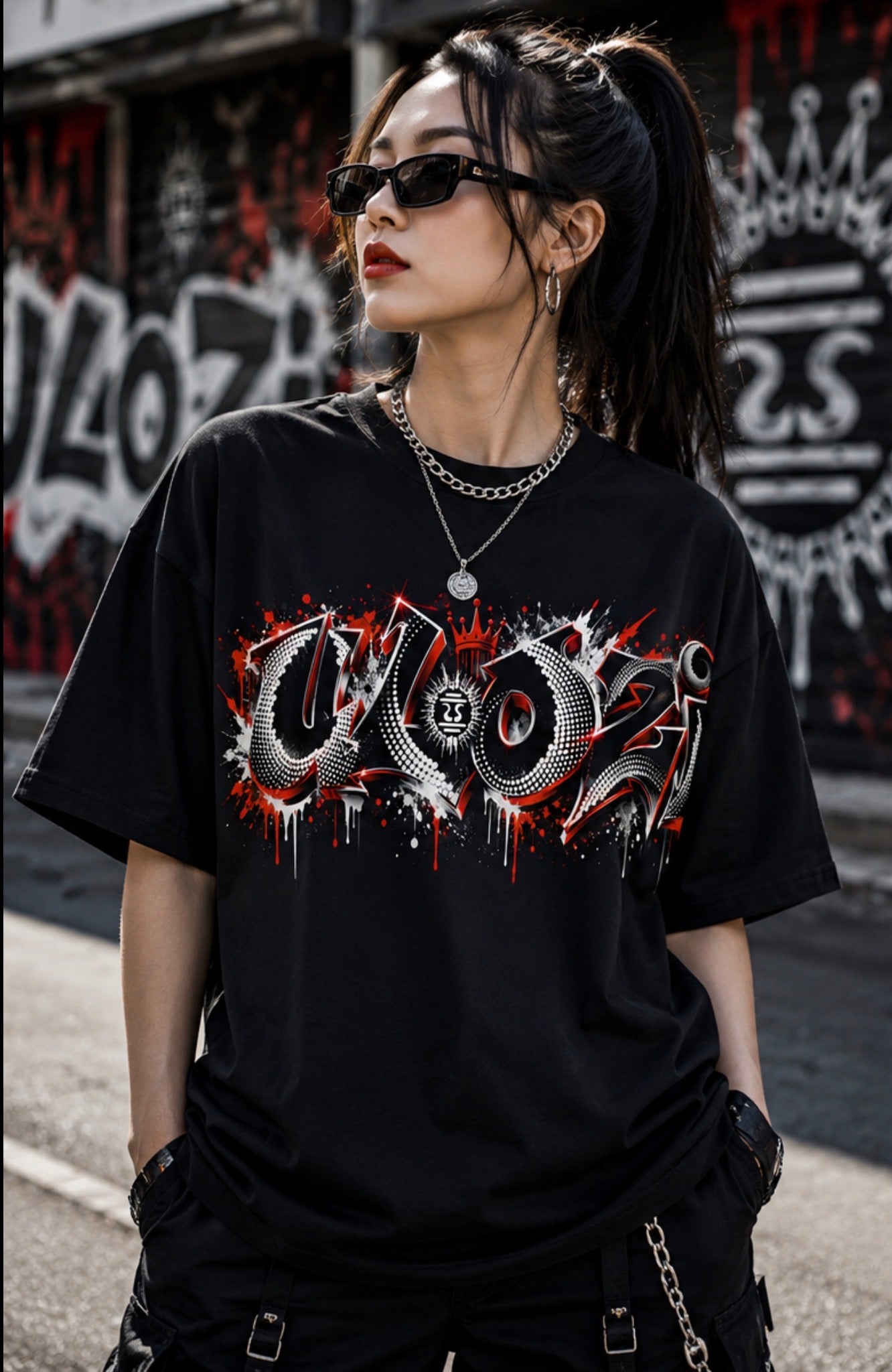 Graffiti Street Art Ulozi Heavyweight T-Shirt