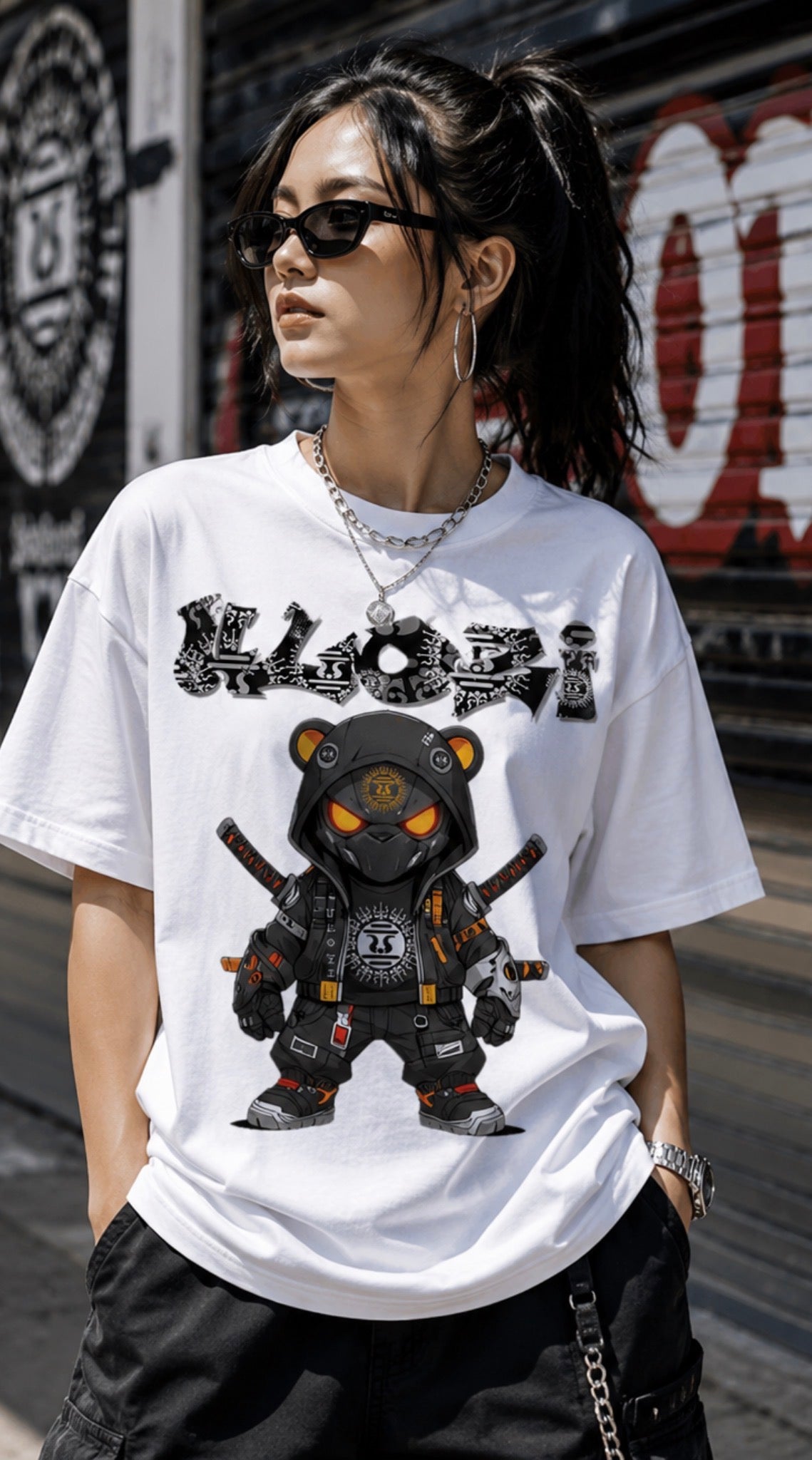 Panda Samurai Ulozi Heavyweight T-Shirt